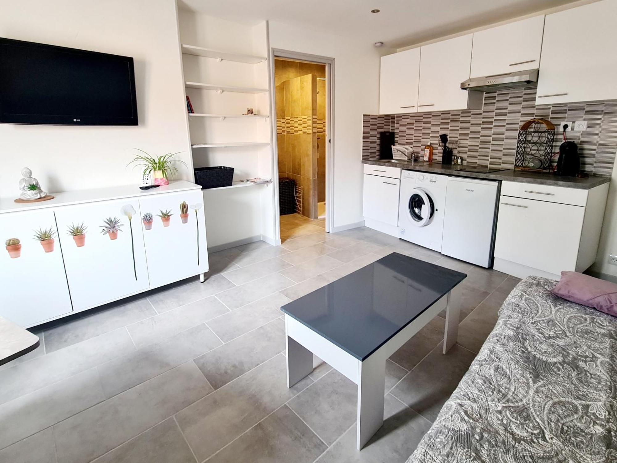 Studio Heltymie 4-Velos Bienvenus-Parking Gratuit Apartment Portiragnes Bagian luar foto